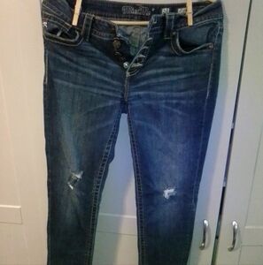 Miss Me Distressed Indigo Skinny Jeans